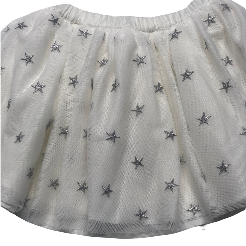 NWT Gymboree White Tulle Star Skirt size 4T - Picture 5 of 6